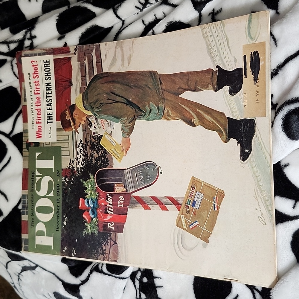 VINTAGE 1960 SATURDAY EVENING POST MAGAZINE